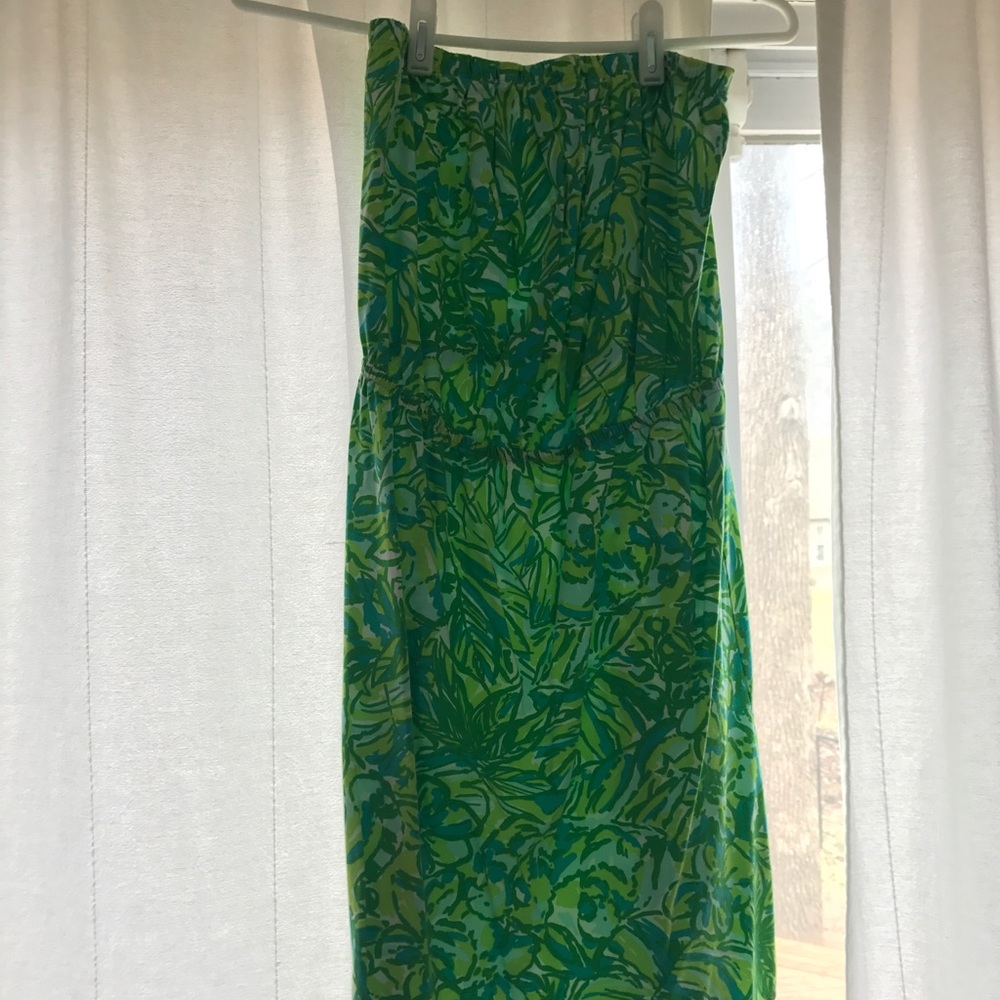 Strapless cotton lilly Pulitzer dress